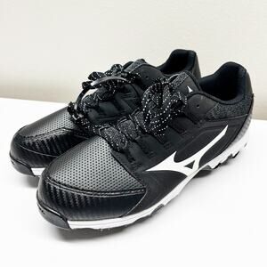 NEW Mizuno Womens Black 9-Spike Swift 6 Low Metal Softball Cleats Shoes Size 7
